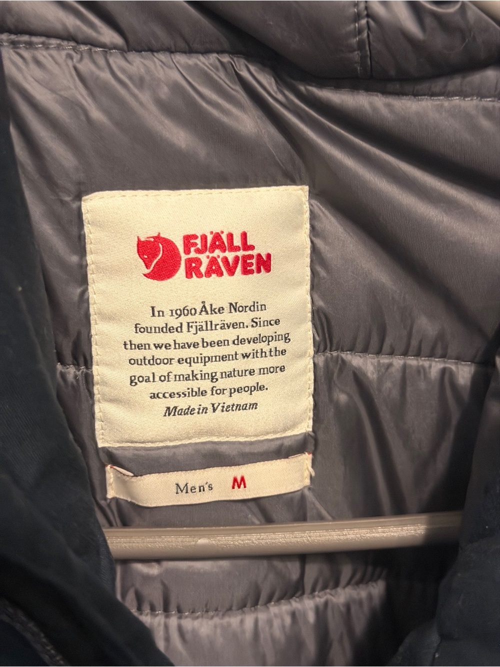 Fjällräven Skogsö Jacket Men’s M Dark Navy G-1000 Hiking Outdoor $270 - Picture 5 of 16